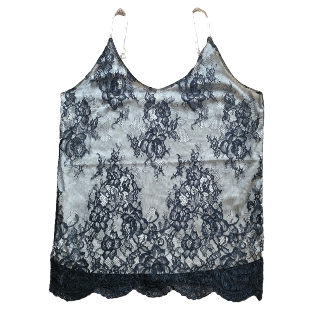 Fairy Grunge Black Lace Cami Tank Top